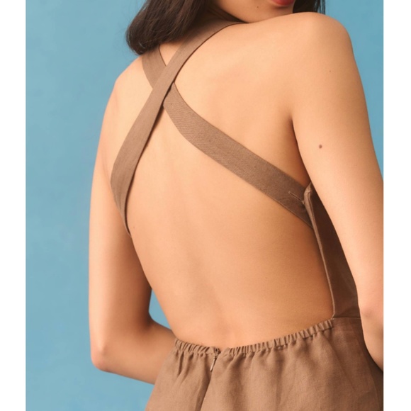 NWT | Reformation Autumn Linen Jumpsuit | Size 12 - Picture 3 of 8